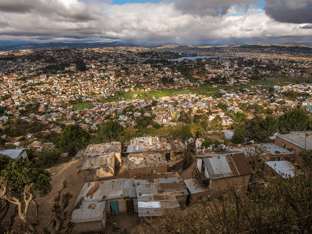 Panoráma mesta Antananarivo, Madagaskar