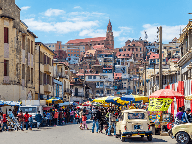 Ulice Antananarivo, Madagaskar